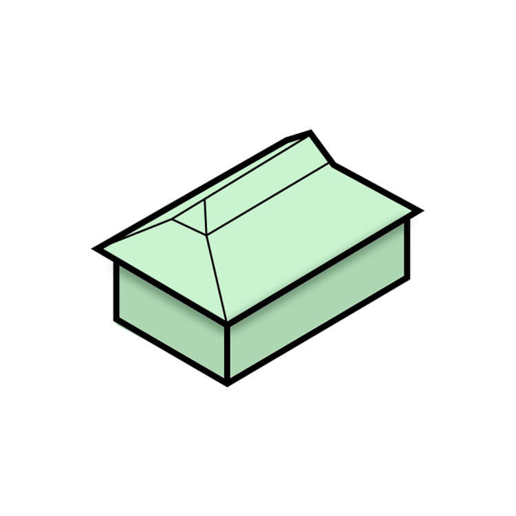 Dutch Gable (Hipped) Roof