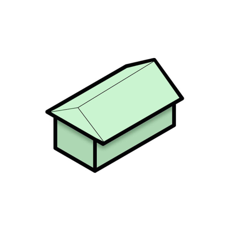 Simple Hipped Roof