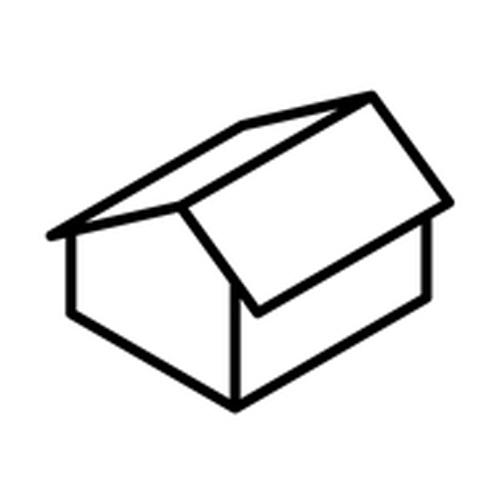 Salt Box Gable Roof