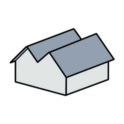 M-Shaped Roof